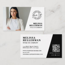 Compañía de Código QR de Foto Profesional Su Logot