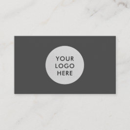 Tarjeta De Visita Compañía de códigos QR con logotipo simple para gr