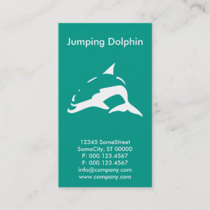 Tarjeta De Visita compañía de delfines personalizado