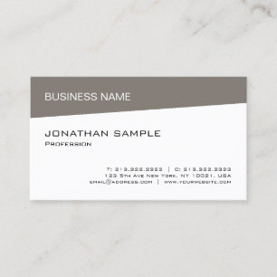 Tarjeta De Visita Compañía de diseño elegante y profesional