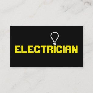 Tarjeta De Visita Compañía de Electricidad Moderna