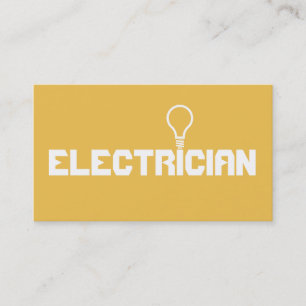 Tarjeta De Visita Compañía de Electricidad Moderna