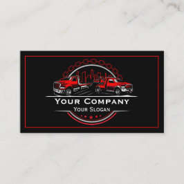 Tarjeta De Visita Compañía de Oleado Profesional, Hauling Service