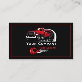 Tarjeta De Visita Compañía de Oleado Profesional, Hauling Service