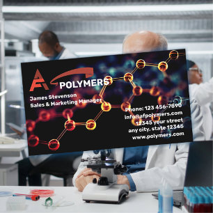 Tarjeta De Visita Compañía de Polímeros