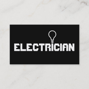 Tarjeta De Visita Compañía eléctrica moderna