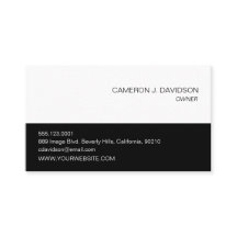 Compañía moderna de moda blanca negra