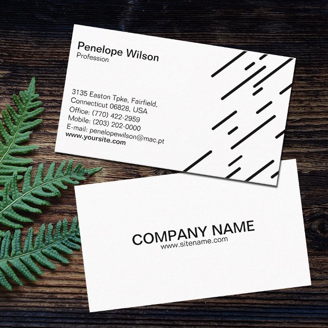 Tarjeta De Visita Company Name Customizable (Subido por el creador)