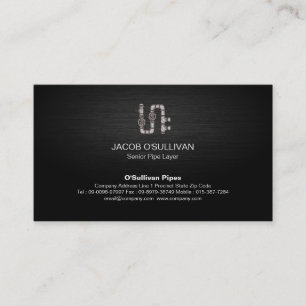 Tarjeta De Visita Complemento del filtro de capa de tubería