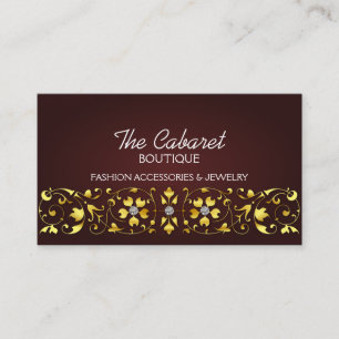 Tarjeta De Visita Complemento y joyería