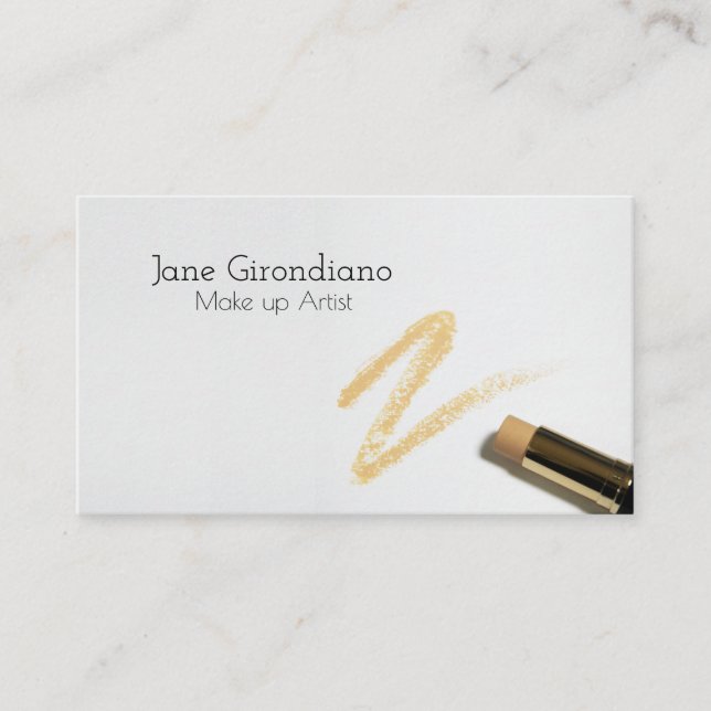 Tarjeta De Visita Componga elegante profesional moderno del artista (Anverso)