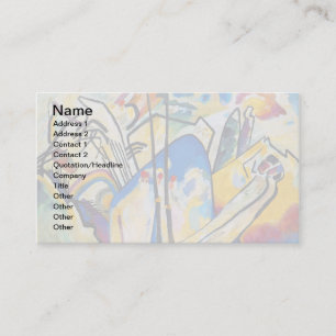 Tarjeta De Visita Composición Cuatro de Wassily Kandinsky - Arte Abs