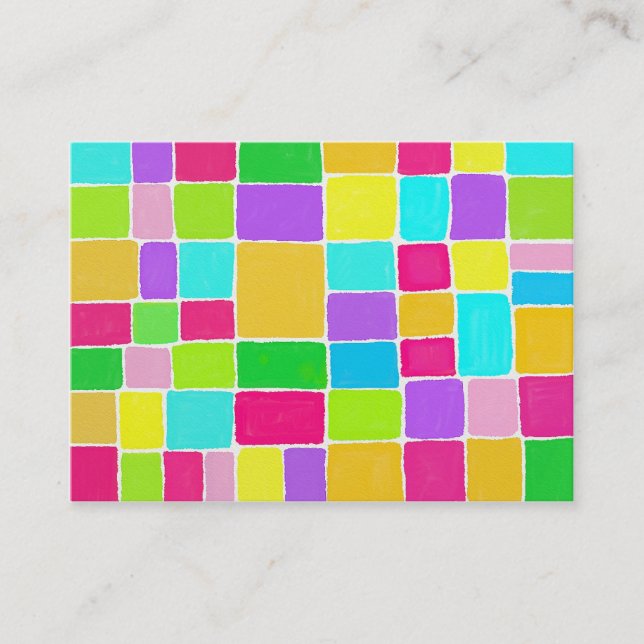 Tarjeta De Visita Composición de la acuarela (Anverso)