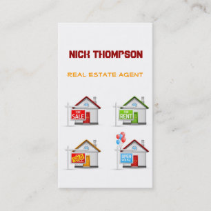 Tarjeta De Visita Compra de la venta del alquiler de la construcció