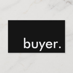 Tarjeta De Visita comprador.