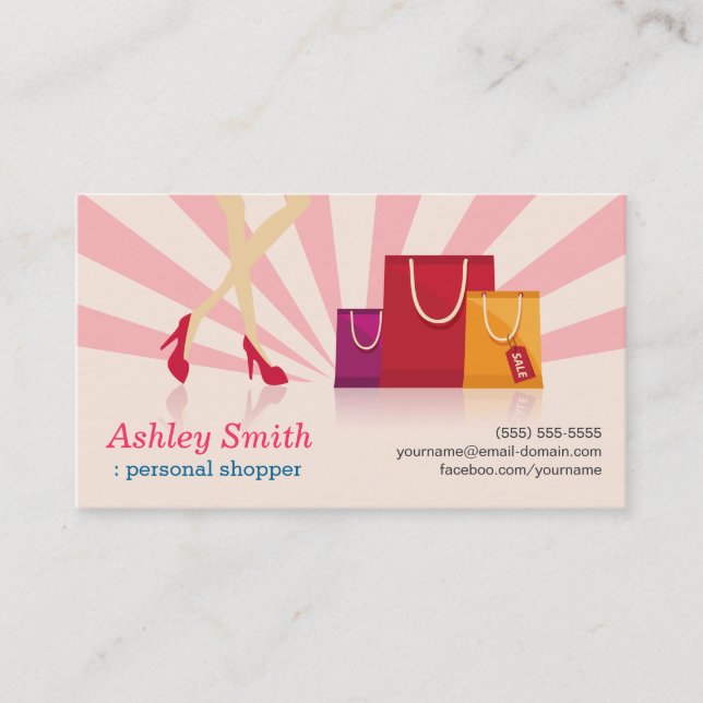 Tarjeta De Visita Comprador personal (Anverso)