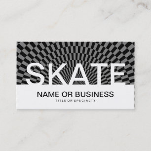 Tarjeta De Visita comprobación SKATE en negrita