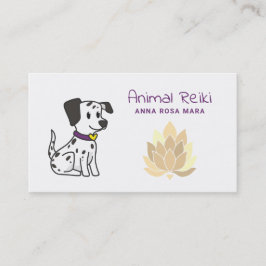 Tarjeta De Visita Comunicador animal curativo de la energía de Reiki