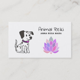 Tarjeta De Visita Comunicador curativo de la energía animal de Reiki