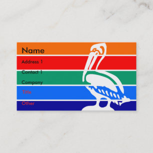 Tarjeta de visita con bandera de San Petersburgo