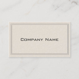 Tarjeta de visita con borde floral simple realzado