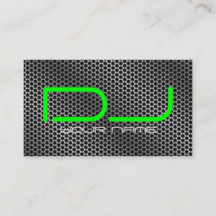 Tarjeta de visita con clase de DJ