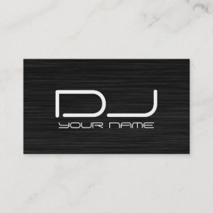Tarjeta de visita con clase de DJ