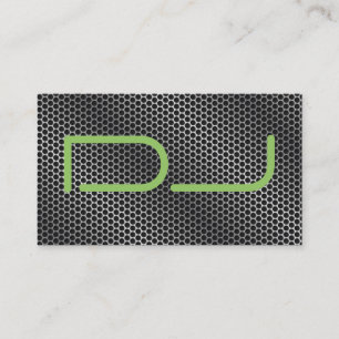 Tarjeta de visita con clase de DJ