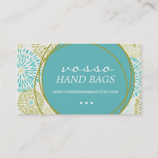 Tarjeta de visita con clase de Etsy (Anverso)