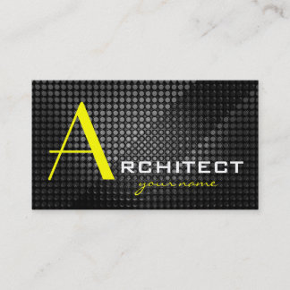 Tarjeta de visita con clase del ARQUITECTO
