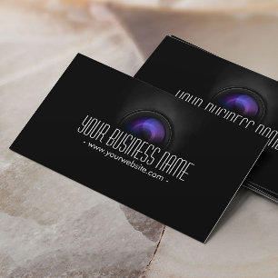 Tarjeta de visita con clase del fotógrafo de la