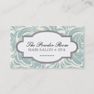 Tarjeta de visita con clase del salón y del