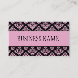 Tarjeta De Visita Con clase elegante profesional elegante floral del