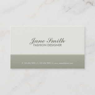 Tarjeta De Visita Con clase elegante profesional moderno elegante