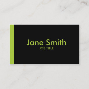 Tarjeta De Visita Con clase elegante simple llano profesional