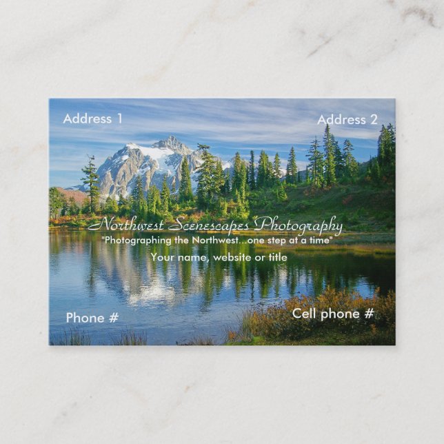 Tarjeta de visita con el lanzamiento modelo (Anverso)