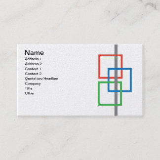 Tarjeta de visita con el logotipo