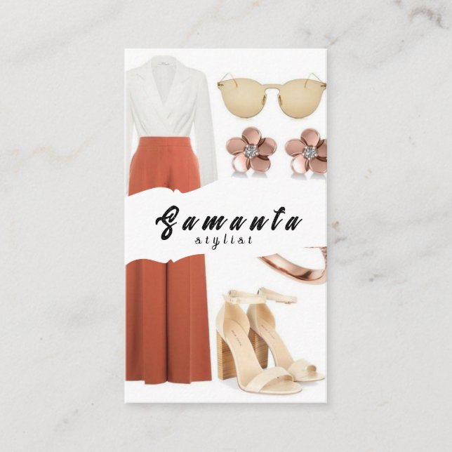 Tarjeta de visita con estilo (Anverso)