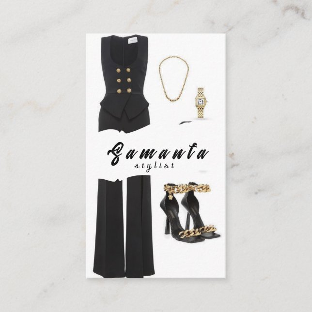 Tarjeta de visita con estilo (Anverso)