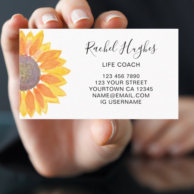 Tarjeta de visita con estilo Coach Life (Subido por el creador)