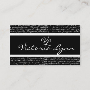 Tarjeta De Visita con guión