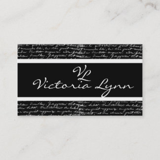 Tarjeta De Visita con guión