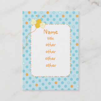 Tarjeta De Visita Con puntas de abeja