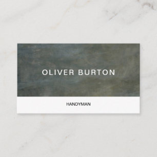 Tarjeta de visita con textura de hormigón.