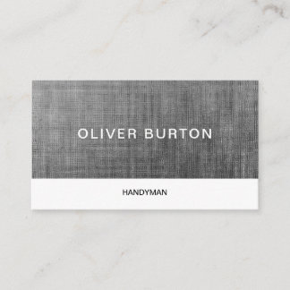 Tarjeta de visita con textura de hormigón.