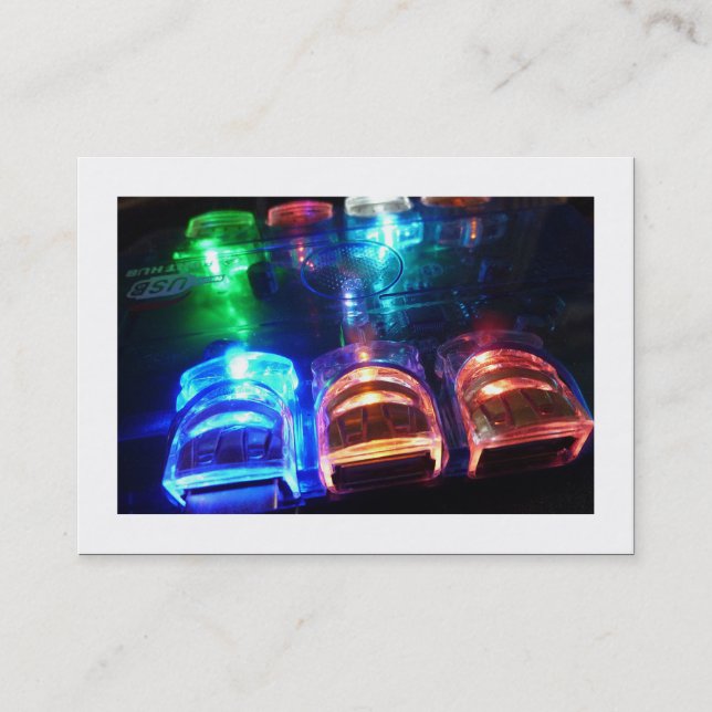 Tarjeta De Visita Concentrador USB Guay (bordeado) (Anverso)