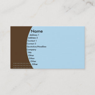 Tarjeta De Visita Concéntrico moderno
