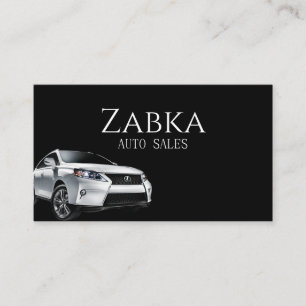 Tarjeta De Visita Concesionario de Ventas de Autos
