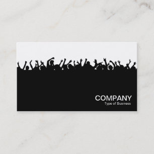 Tarjeta De Visita Concierto 02 - Blanco y negro
