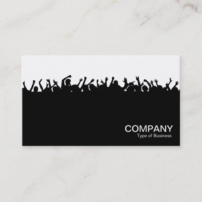 Tarjeta De Visita Concierto 02 - Blanco y negro (Anverso)
